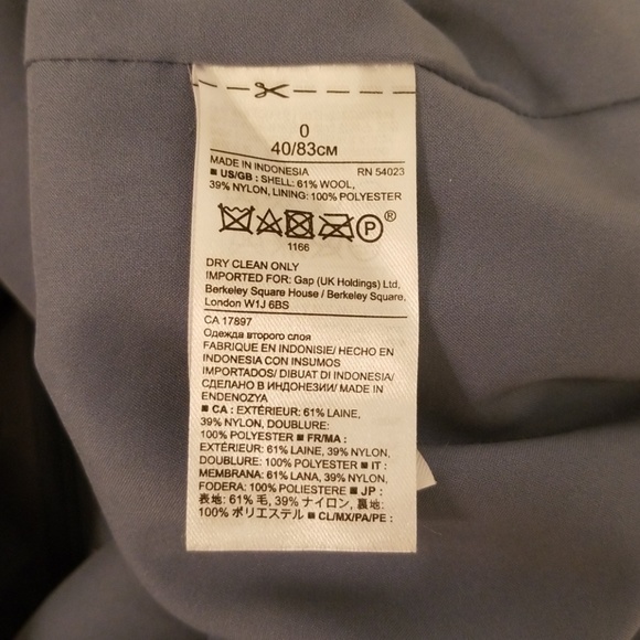 Banana Republic Italian Flannel Dress, Size 0 - Picture 4 of 5